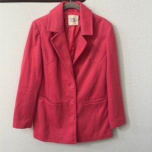 Thread & Supply Vibrant Pink Pea Coat size Small